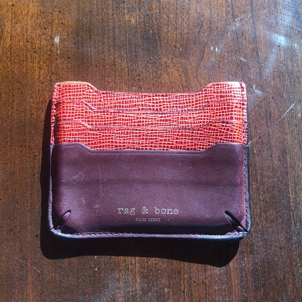 Rag and Bone Card  Holder